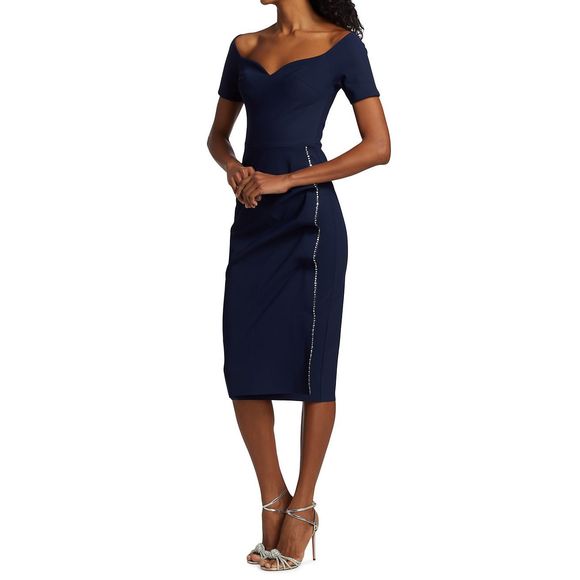 halter neck midi dress Alessia Satin Cream SHEIN CURVE+ Plus Size US SIZE:16 collection_Tailoring